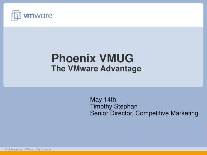 phoenix vmug the vmware advantage