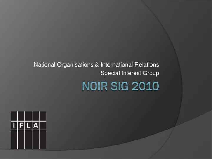 national organisations international relations special interest group