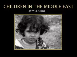 Children in the Middle East