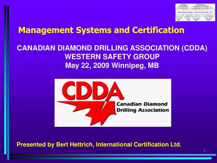 management systems and certification