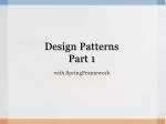 Design Patterns Part 1 - slide 1