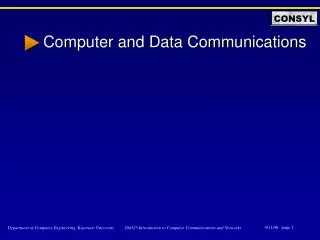 computer and data communications