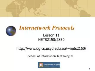 Internetwork Protocols