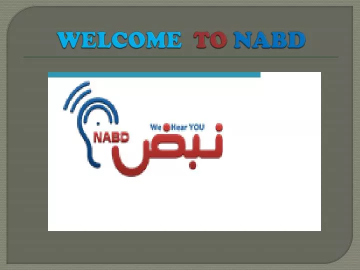 welcome to nabd