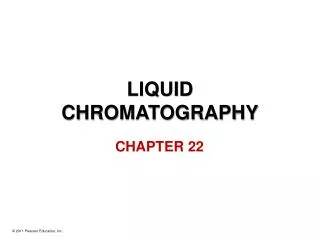LIQUID CHROMATOGRAPHY