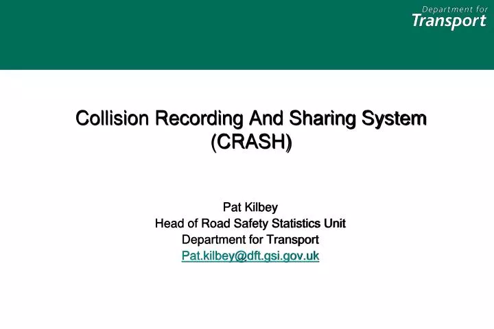 collision recording and sharing system crash
