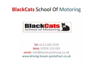 BlackCats School Of Motoring-Intensive Driving Course