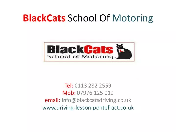blackcats school of motoring