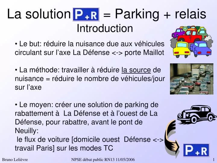 la solution p r parking relais introduction
