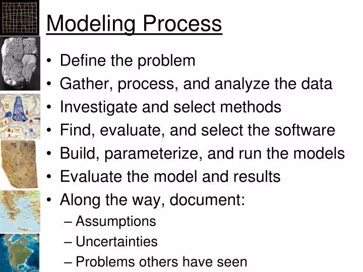 modeling process