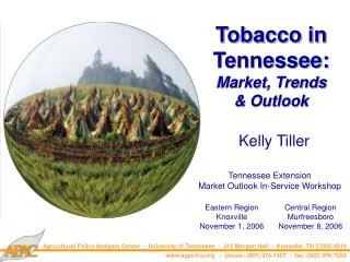 Tobacco in Tennessee: Market, Trends &amp; Outlook