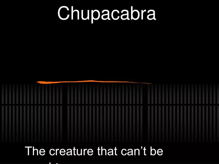 chupacabra