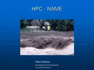 HPC - NAME