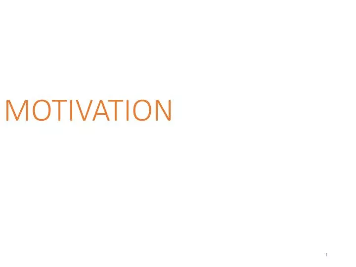 motivation