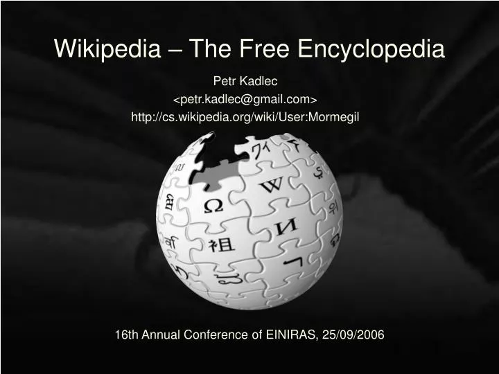 wikipedia the free encyclopedia
