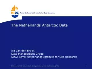 The Netherlands Antarctic Data