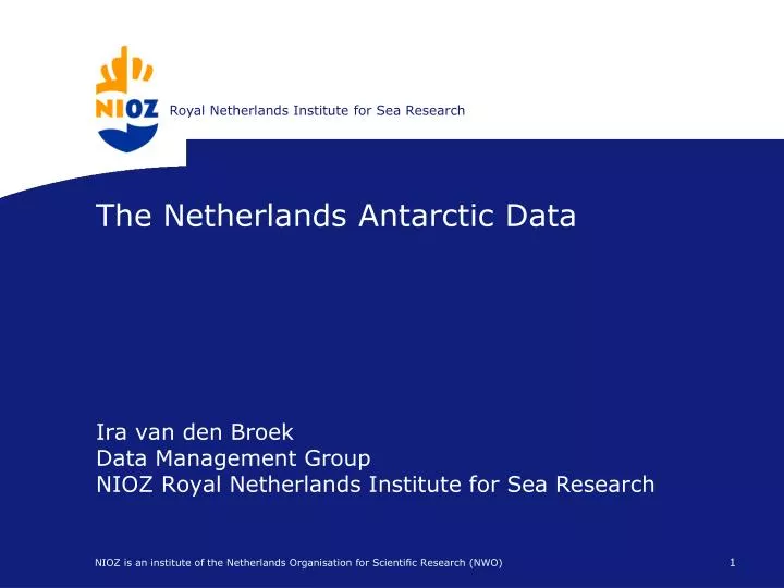 the netherlands antarctic data