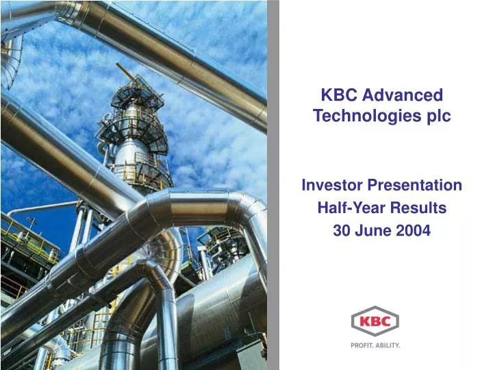 kbc advanced technologies plc