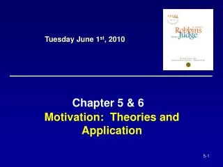 Motivation: Theories and Application