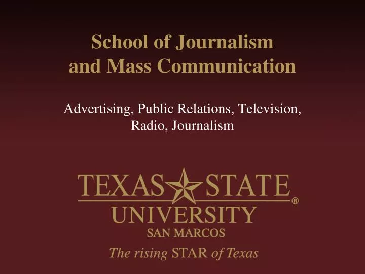 school of journalism and mass communication