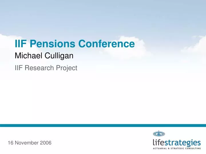 iif pensions conference
