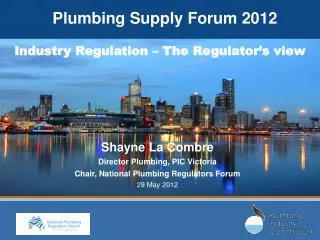 Plumbing Supply Forum 2012