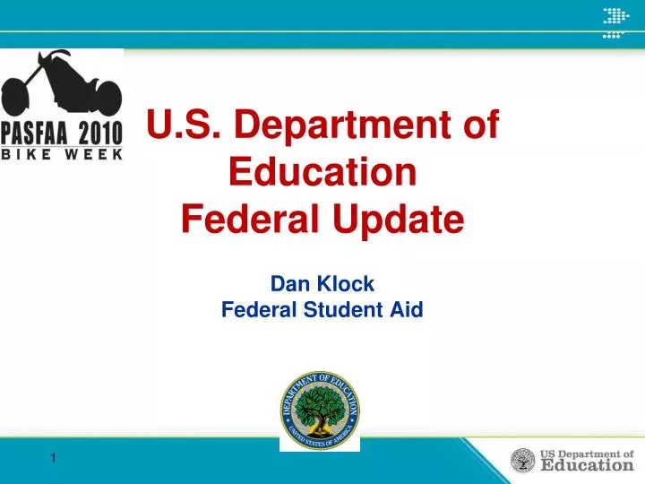 u s department of education federal update