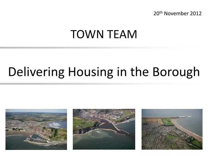 delivering housing in the borough