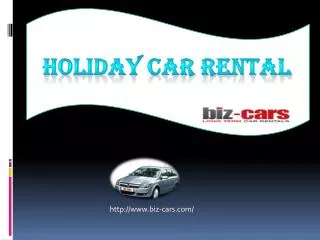 holiday car rental