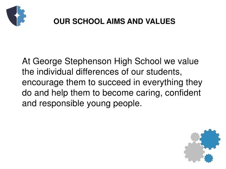 our school aims and values