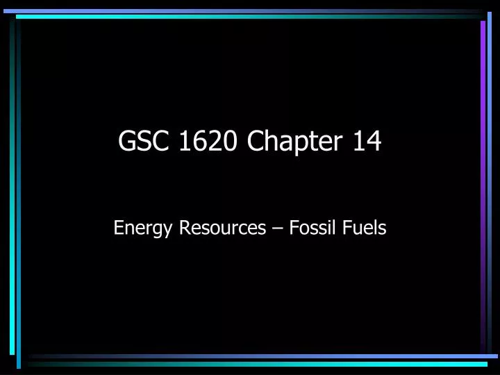 gsc 1620 chapter 14