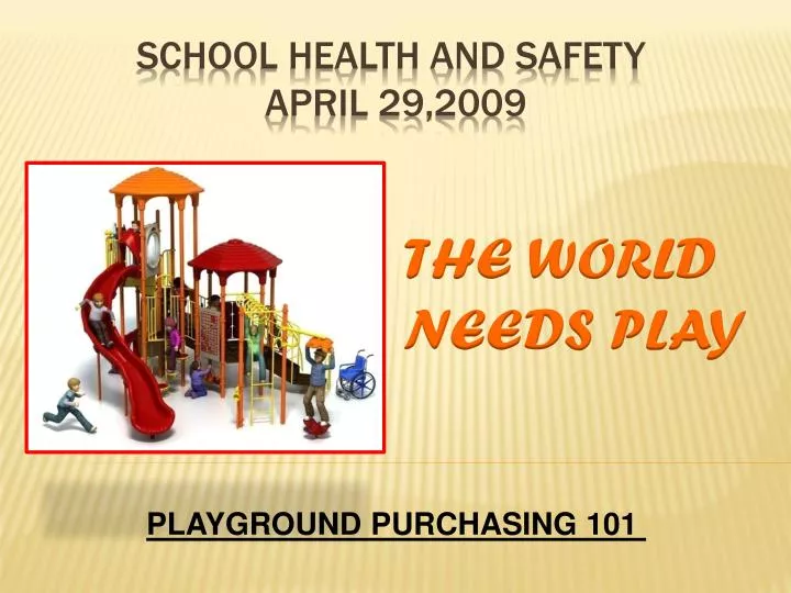 school health and safety april 29 2009