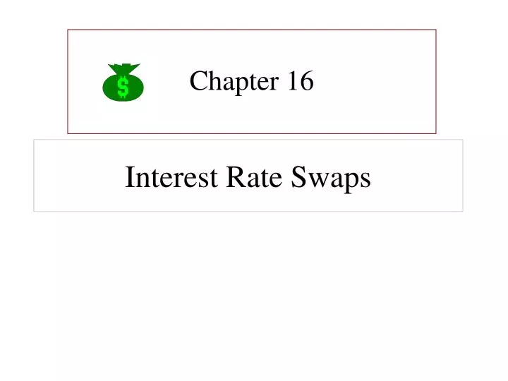 interest rate swaps