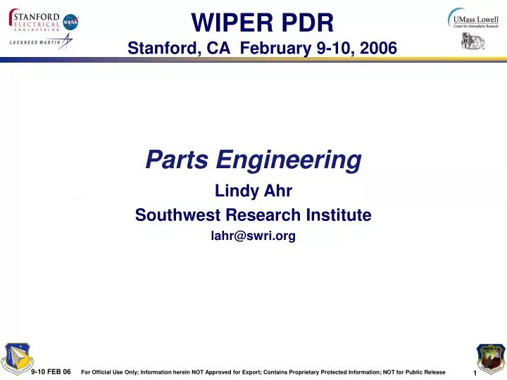 parts engineering