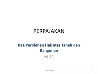 perpajakan