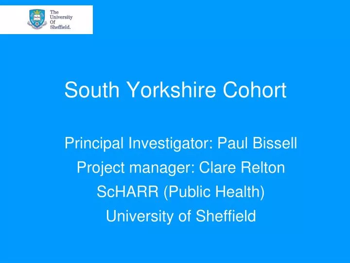 south yorkshire cohort