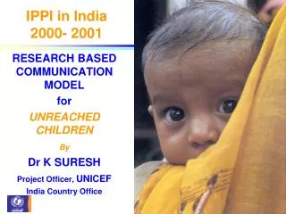 IPPI in India 2000- 2001