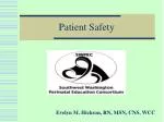 Patient Safety - slide 1