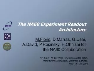 The NA60 Experiment Readout Architecture
