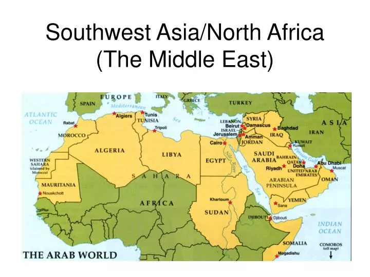 southwest asia north africa the middle east