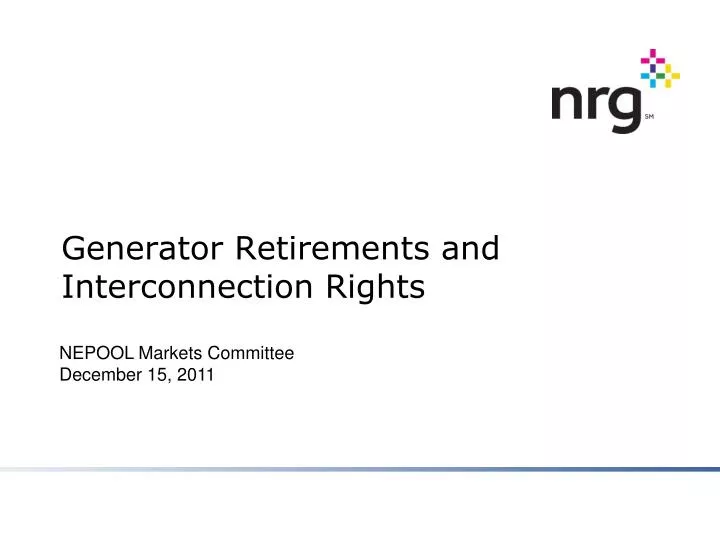 generator retirements and interconnection rights