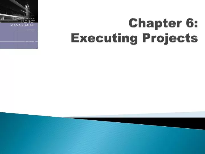 chapter 6 executing projects