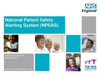 National Patient Safety Alerting System (NPSAS)