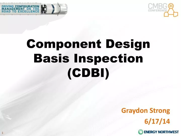 component design basis inspection cdbi