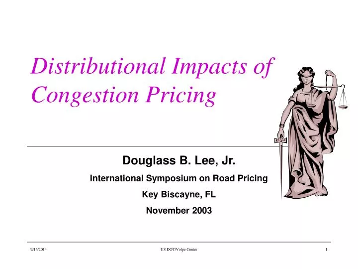 distributional impacts of congestion pricing