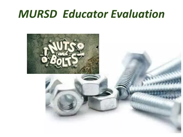 mursd educator evaluation