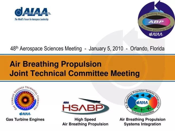 air breathing propulsion joint technical committee meeting