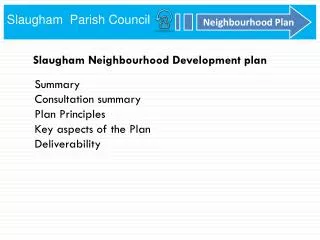 Slaugham Neighbourhood Development plan