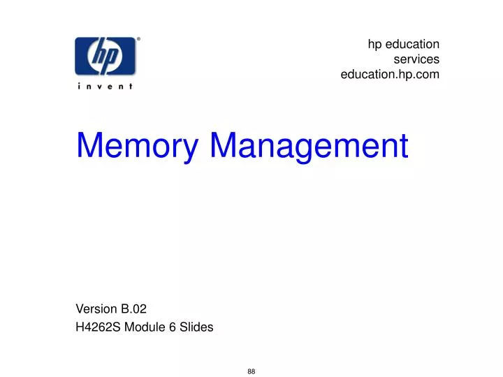 memory management