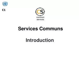 services communs introduction